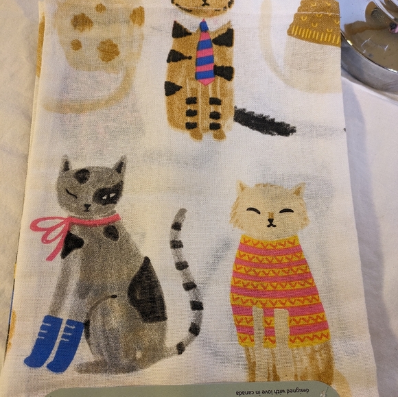 New Dancia jubilee flour sack dish towels set of 2 - Picture 5 of 6